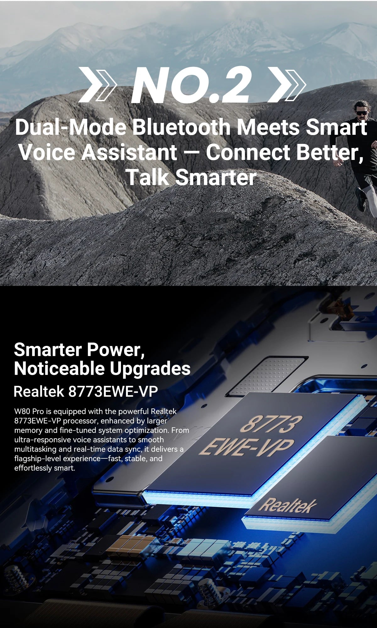 Blackview W80 Pro Rugged Smart Watch - GPS, Compass 2.0, Long Battery Life & IP68