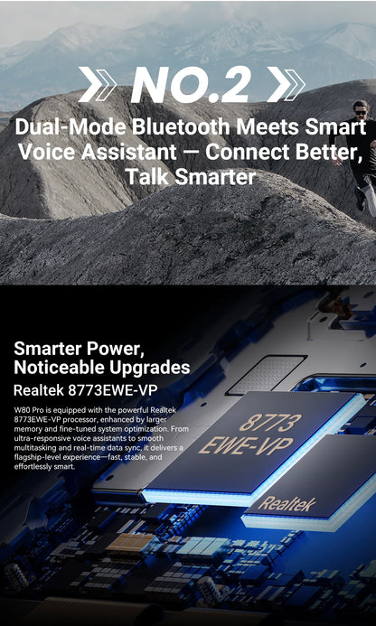 Blackview W80 Pro Rugged Smart Watch - GPS, Compass 2.0, Long Battery Life & IP68