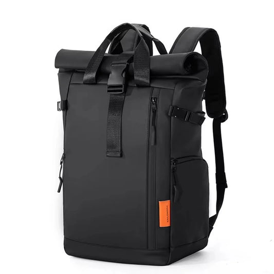 The Maverick Roll-Top Travel Laptop Rucksack | Urban Commuter, Outdoor, Camping Explorer, School  Backpack