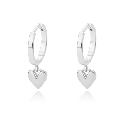 Heart Vintage Gold Drop Earrings