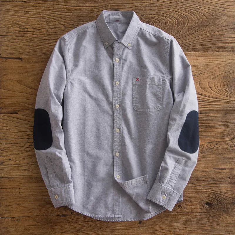Men's Japanese Retro Oxford Shirt