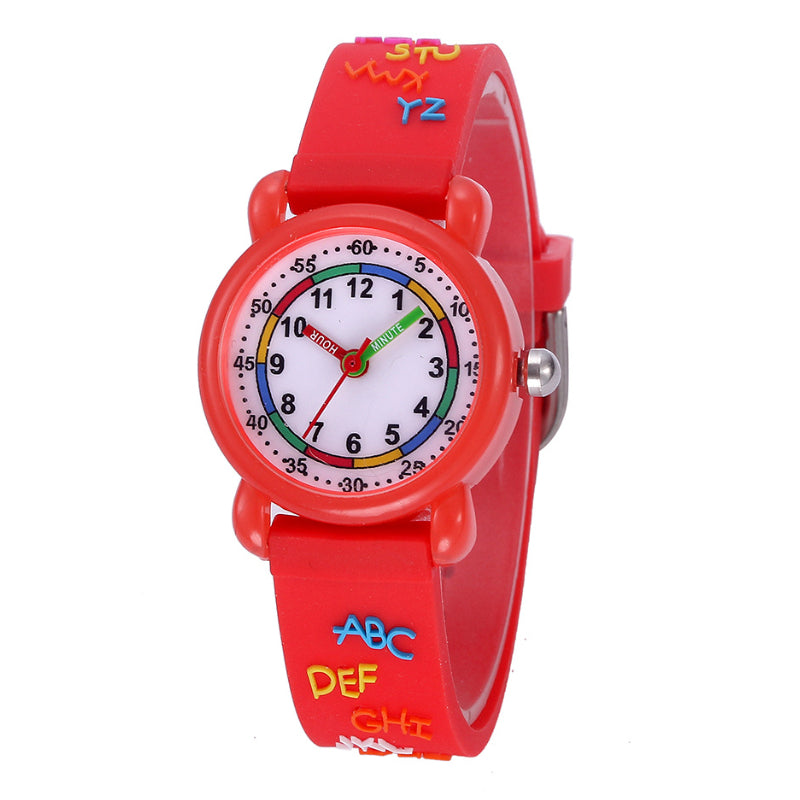 Time to Shine: The Whimsical World Kids' Learning Quartz Movement Watch