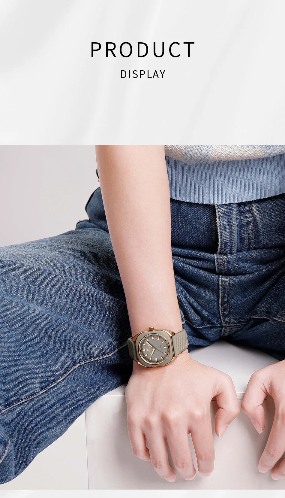 The Naviforce Polygon Women's Watch: Sculpted Simplicity for the Modern Wardrobe