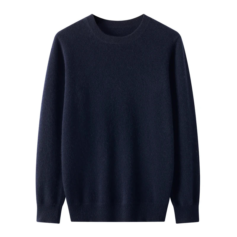 Men's 100% Merino Wool Crew Neck Sweater