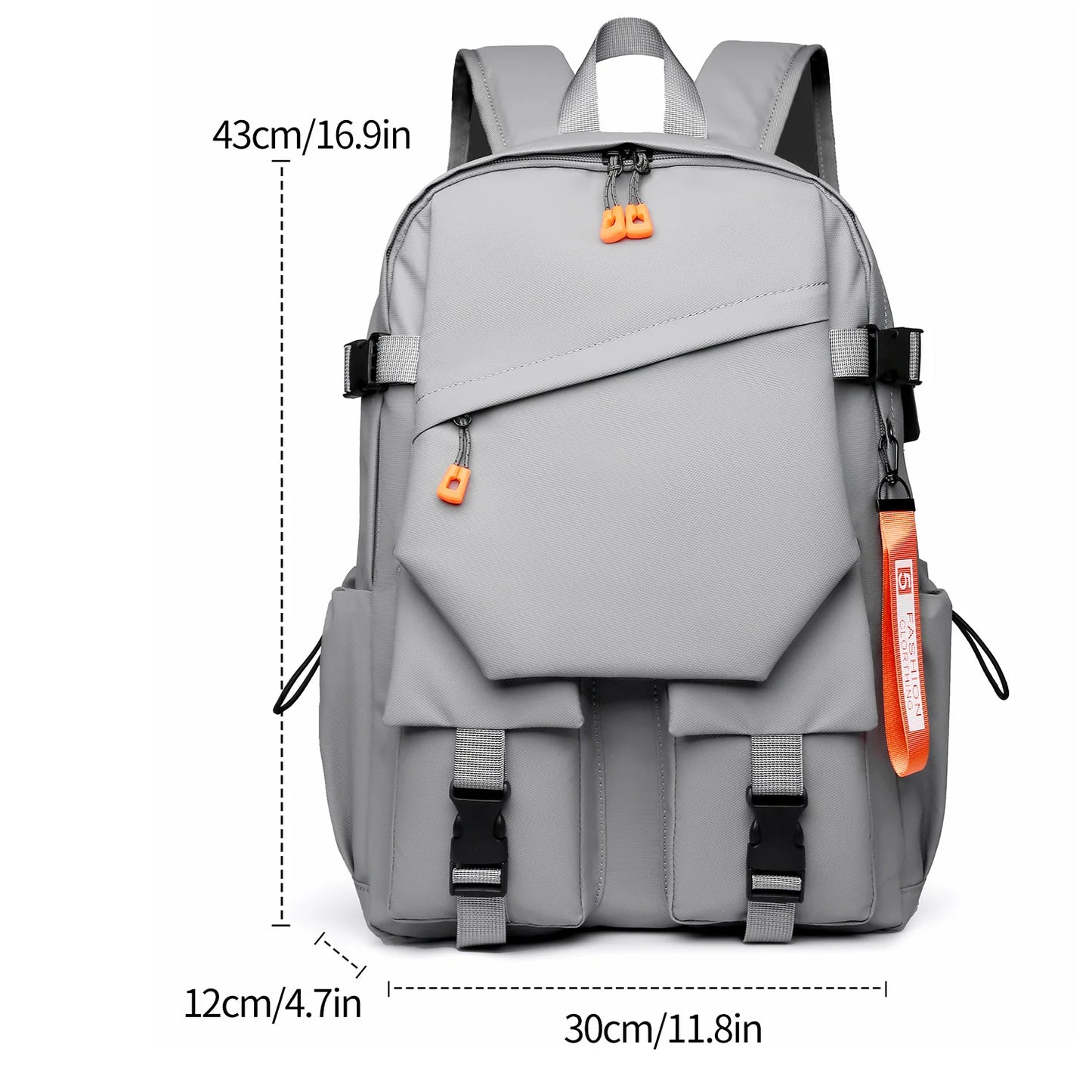 The Urban Nomad: Minimalist 15.6" Weather-Ready Tech Backpack