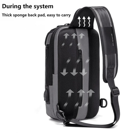 Men's Urban Anti-theft Lock Shoulder Bag