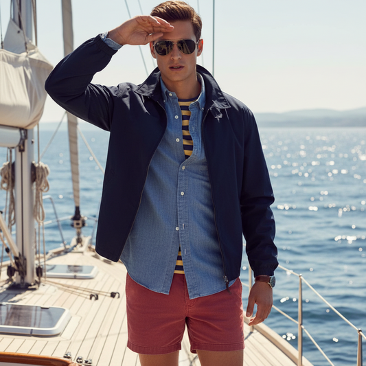 British Vintage Classic Harrington Jacket – The Smart Layer for Unpredictable Weather