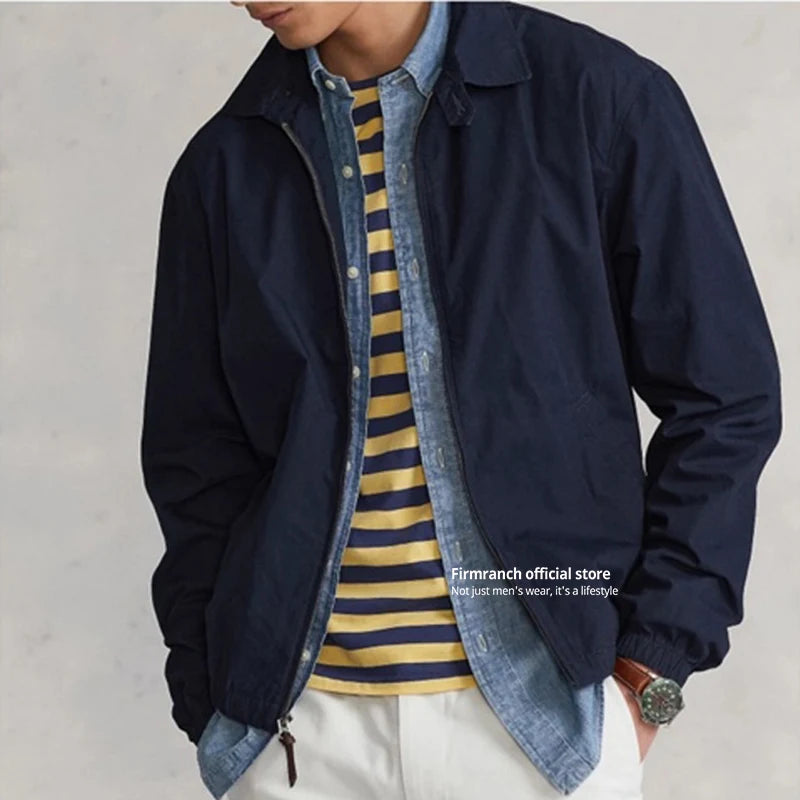 British Vintage Classic Harrington Jacket – The Smart Layer for Unpredictable Weather