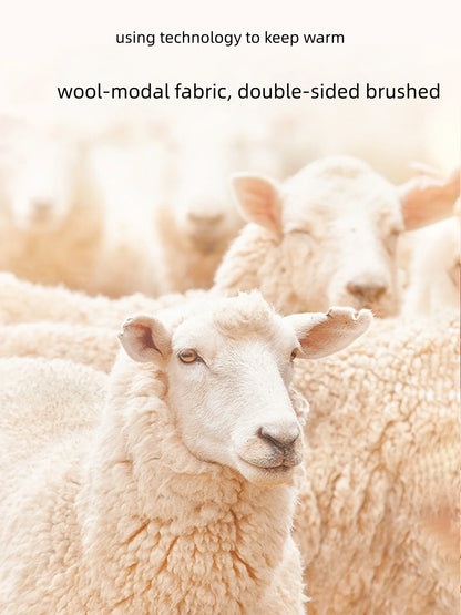 The Modernist Brushed Houndstooth Overshirt | Smart Casual Thermal Wool Blend