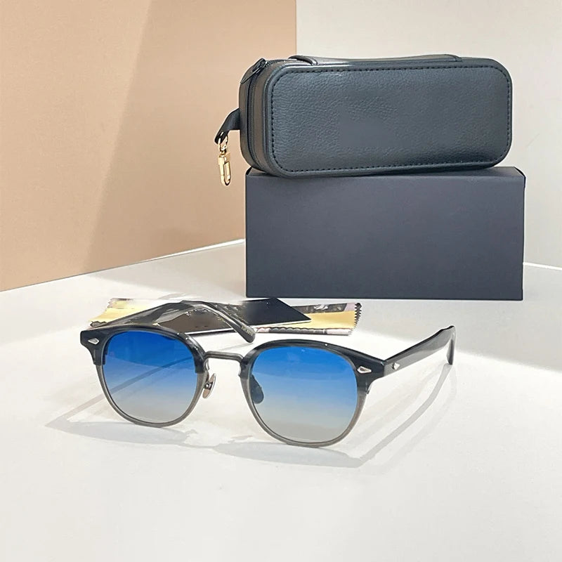 The Iconoclast | Timeless Luxury Oval Acetate Sunglasses