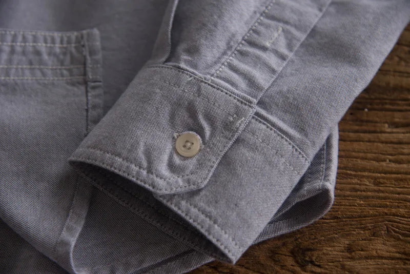 Men's Japanese Retro Oxford Shirt