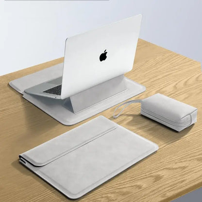 Home & Office : Transformative Laptop Tablet Sleeve Case & Pouch; Desk System