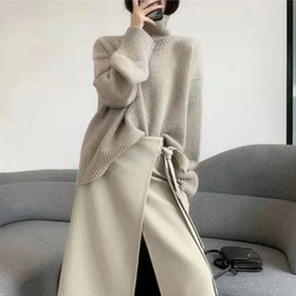 Women's Oversized Turtleneck Pullover