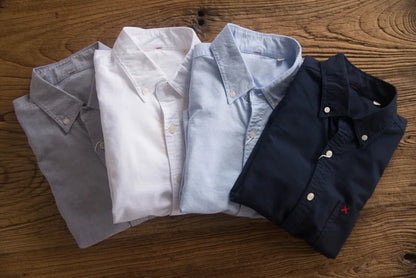 Men's Japanese Retro Oxford Shirt