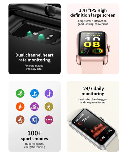 LIGE Horizon Women's Smart Watch & Fitness Tracker