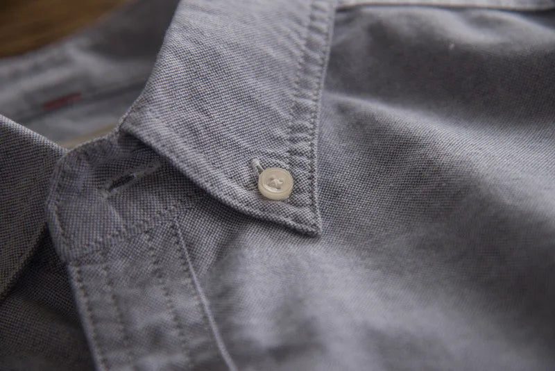 Men's Japanese Retro Oxford Shirt