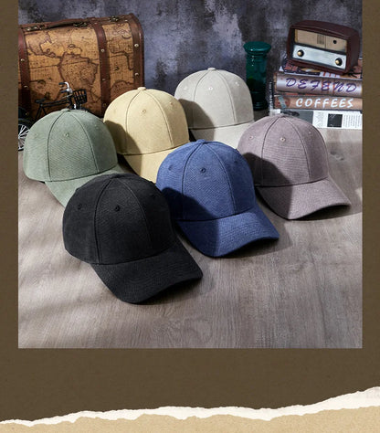 The Peak of Comfort: The All-Season Canvas Baseball Cap