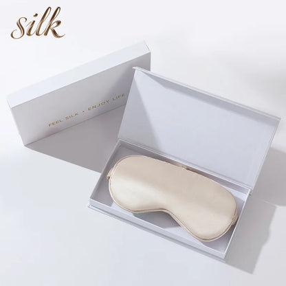 The Nocturne Eye Mask: 16 Momme Pure Mulberry Silk Sleep Sanctuary
