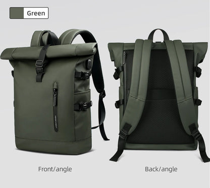 The Vanguard Rolltop Backpack: Where Urban Utility Meets Sculpted Minimalism