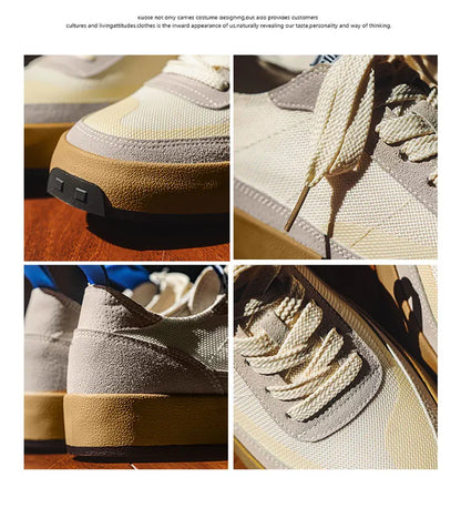 Seoul Street Canvas: The All-Day "Ice Silk" Breathable Sneaker