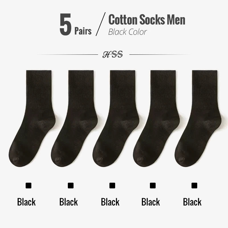 Originals 5/10 Pairs 95% Combed Cotton Socks