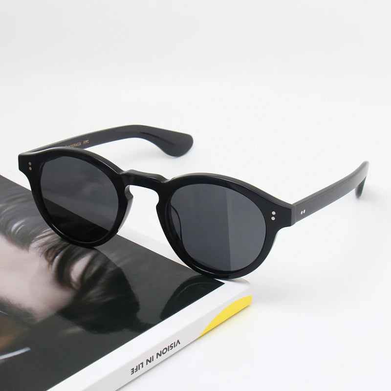 The Archive Circle: Sculpted Acetate Polarised Sunglasses