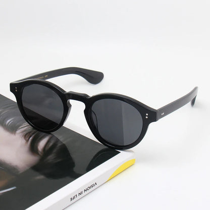 The Archive Circle: Sculpted Acetate Polarised Sunglasses