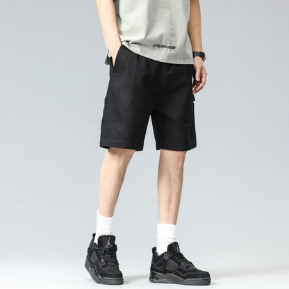 Men’s Cotton Herringbone Utility Short