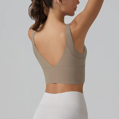 The Sculpt V-Back Longline Sports Bra: Where High Performance Meets High Design