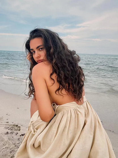 Sunset Solstice Cotton Maxi Dress | 100% Cotton