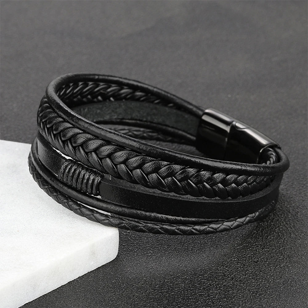 Men's Genuine Leather Bracelet