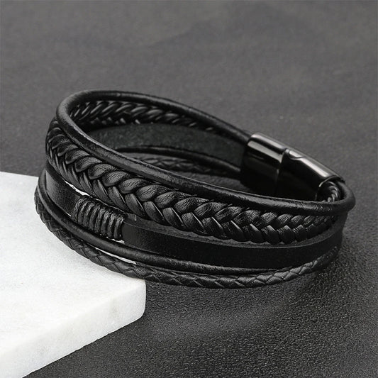 Men's Genuine Leather Bracelet