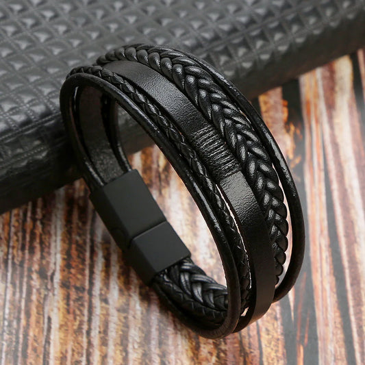 Men's Genuine Leather Bracelet