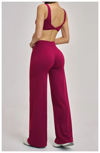 The Aura Ribbed Seamless Sports Yoga Set