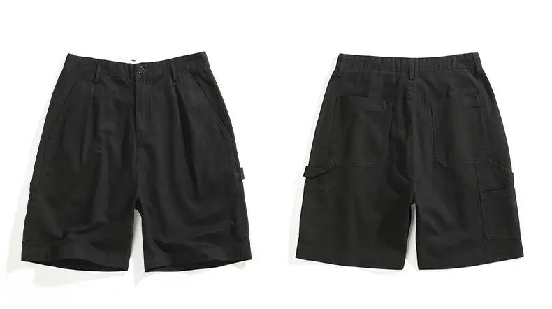 Men’s Cotton Herringbone Utility Short