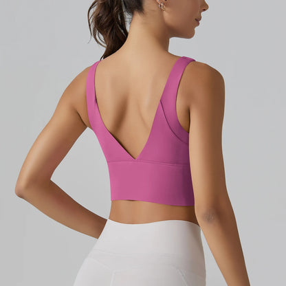 The Sculpt V-Back Longline Sports Bra: Where High Performance Meets High Design