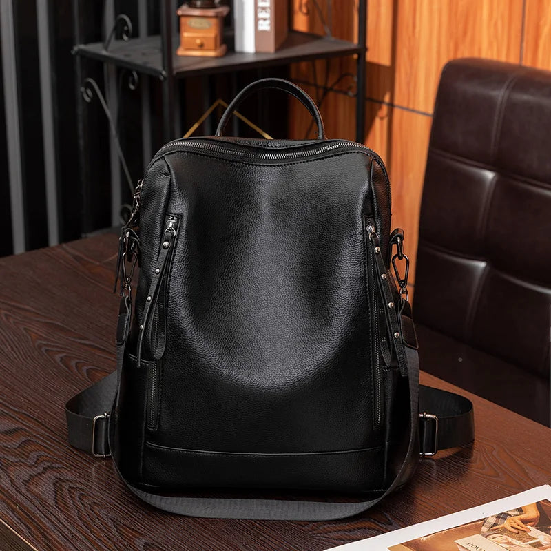 Women's Genuine Leather Backpack