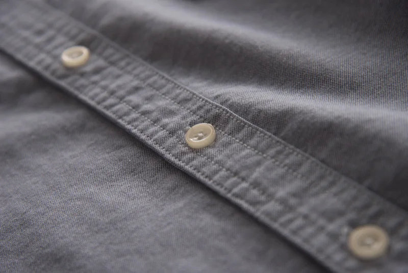 Men's Japanese Retro Oxford Shirt