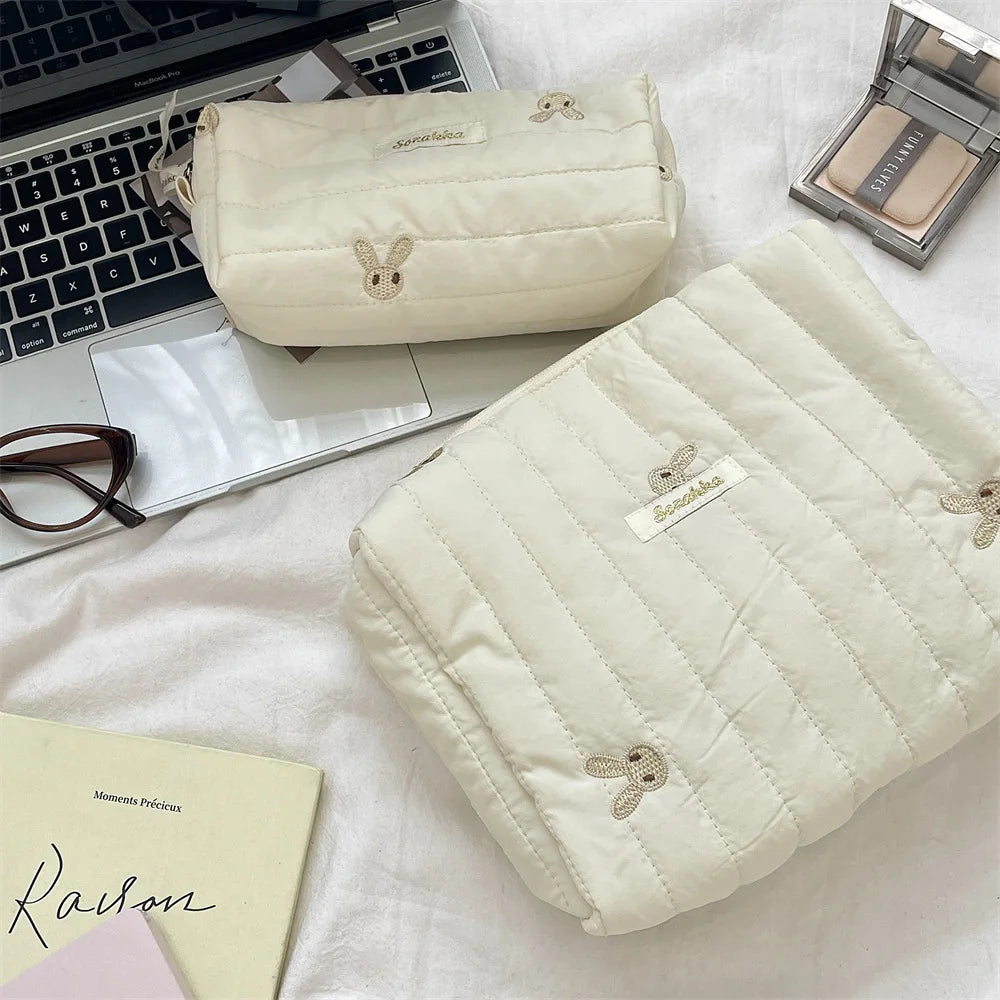 Quilted Cosmetic Bag