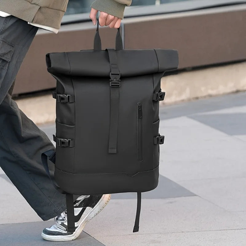 The Nomad Roll-Top: Urban Utility Redefined Laptop Backpack