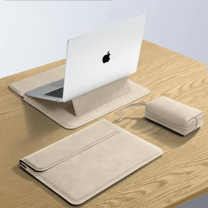 Home & Office : Transformative Laptop Tablet Sleeve Case & Pouch; Desk System