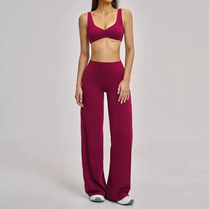 The Aura Ribbed Seamless Sports Yoga Set
