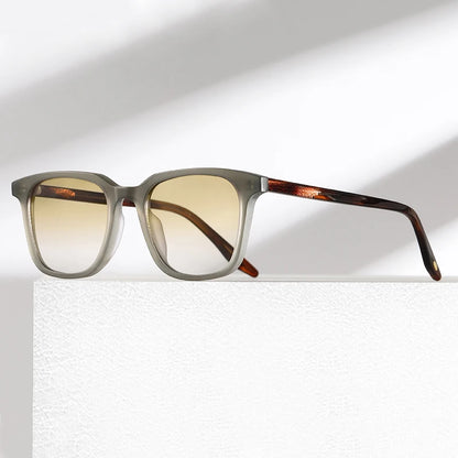 Monolith Square: Sculpted Acetate & Gradient Lenses