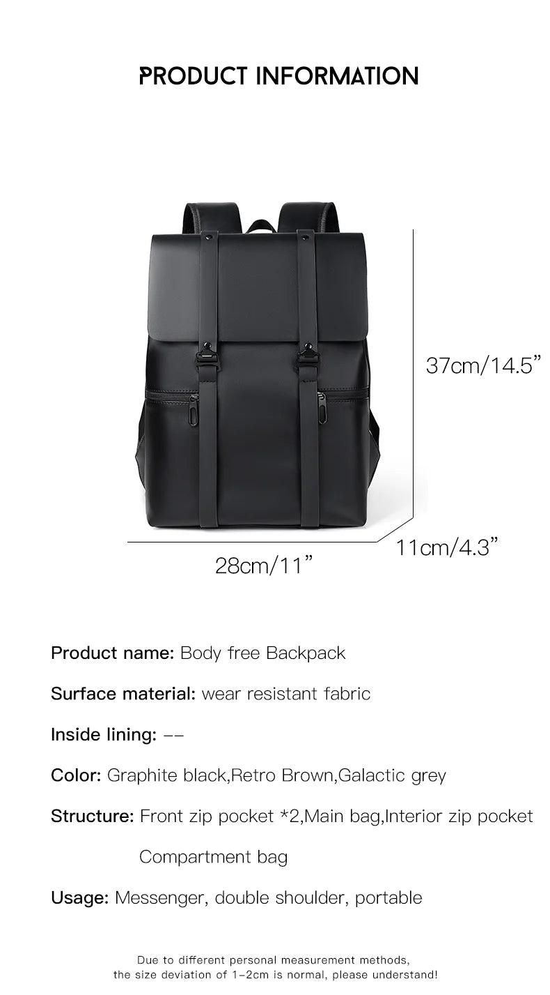 Men's Minimalist Backpack
