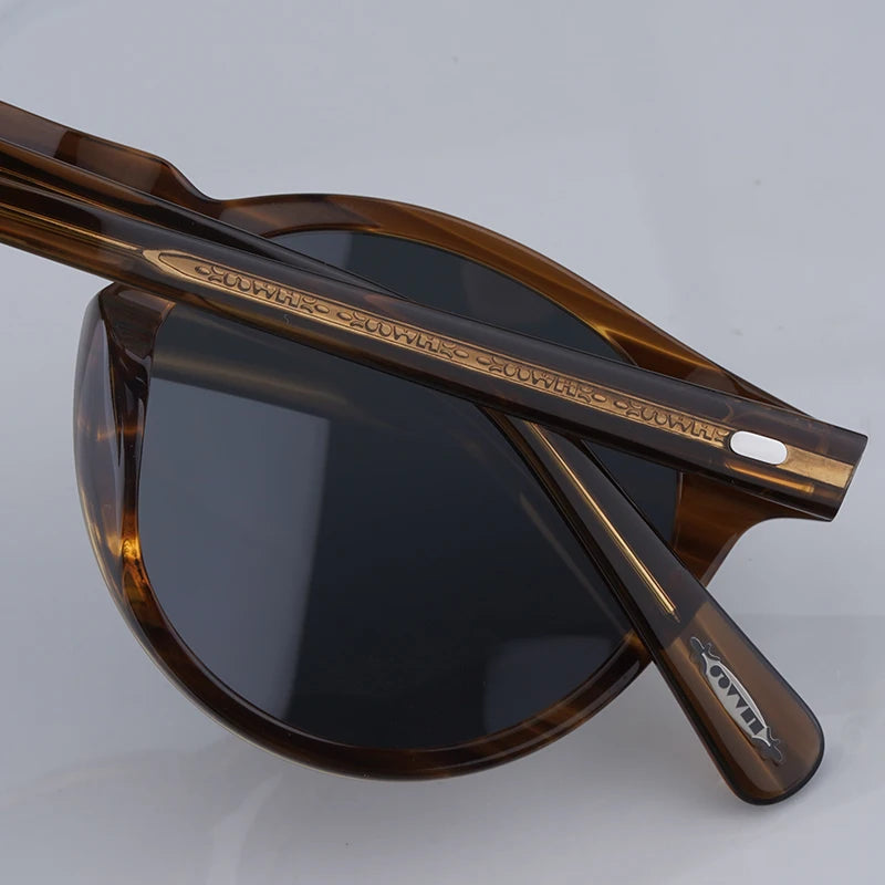 Originals OVAL Handmade Polarized Sunglasses | Man Women Time-less Classic