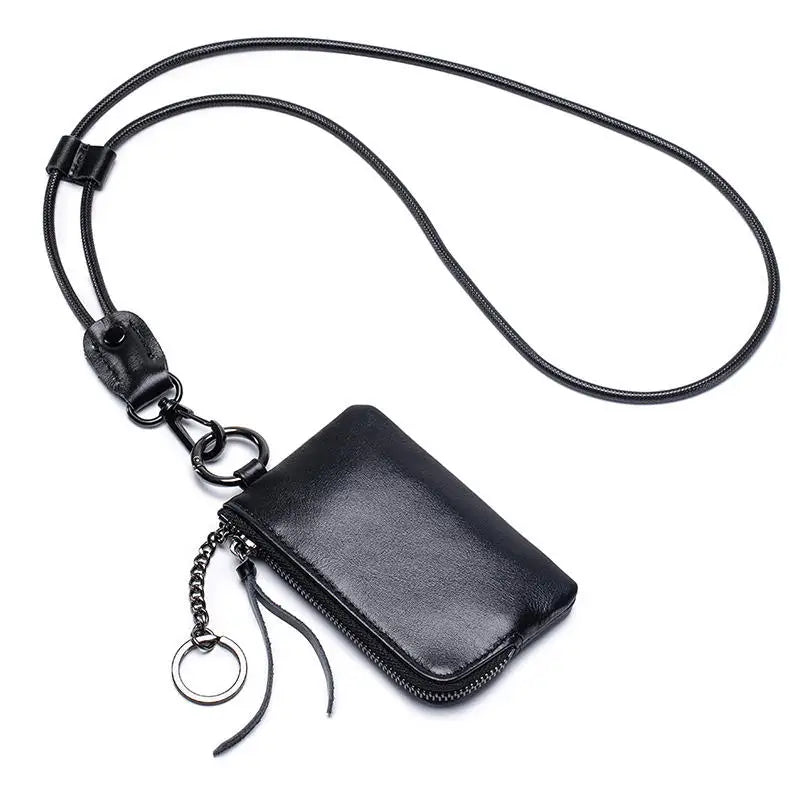 Unisex Genuine Leather Coin Purse