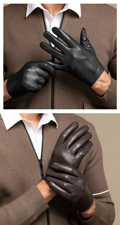 Men's Genuine Leather Gloves for Men