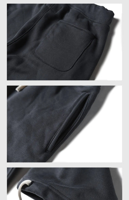 American Vintage Victory Sweat Pants: Men's Authentic Looped back Heavy Cotton Terry Sweat pant