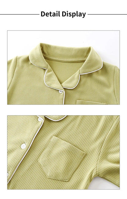 Kids Flannel Warm Velvet Luxe Flannel Pyjama Sets for Stylish Sleep | Cosy Core Collection