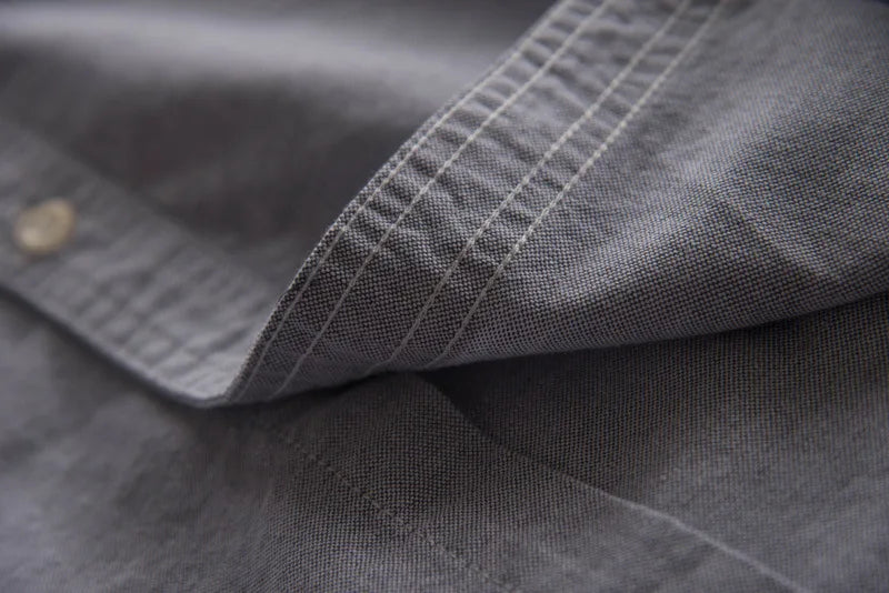 Men's Japanese Retro Oxford Shirt